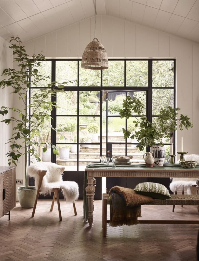 Dining Room green  House Beautiful  Nordic Style, country