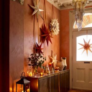 House beautiful Christmas hallway decorations 